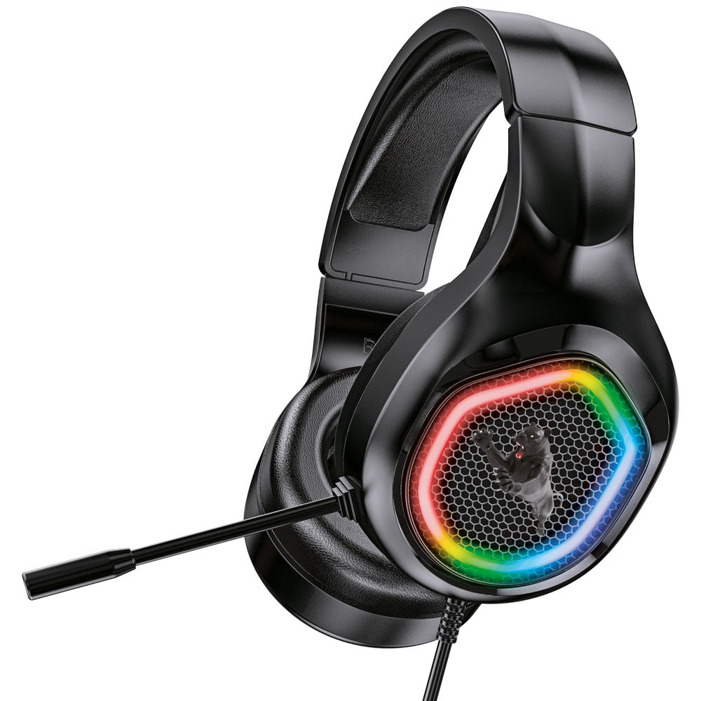 GAMING HEADPHONES WITH MICROPHONE AND USB CONNECTOR - PF142 GAMING HEADPHONES WITH MICROPHONE AND USB CONNECTOR - PF142